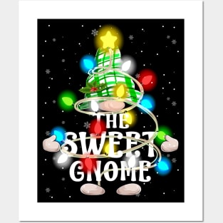 The Sweet Gnome Christmas Matching Family Shirt Posters and Art